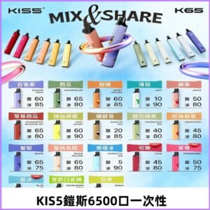 鎧斯KIS5一次性 6500口磁吸式 自由混搭拋棄式電子煙#18個口味#